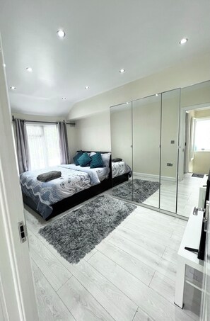 Bedroom 1 - Spacious bedroom with Large Wardrobe