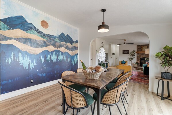 Eight seater dinning table