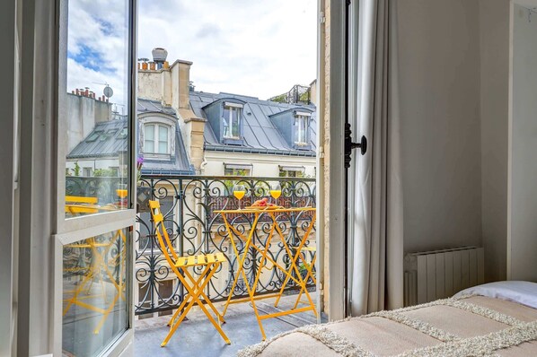 The balcony with a view