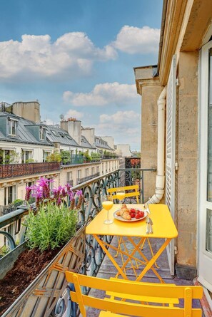 The balcony with a view