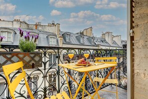 The balcony with a view