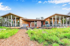 Dog Trot Haus has two units connected by a breezeway area