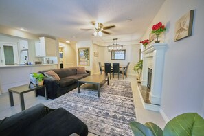 Main Floor Living Area, Dining Area and Kitchen