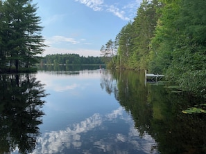 Cascade sits on a small bay on Lower Clam Lake.