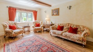 Lakeside Cottage's peaceful sitting area