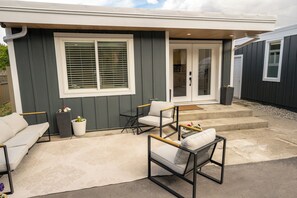 Private patio area