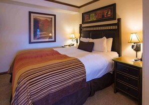 Get a peaceful night sleep in our cozy bedroom.