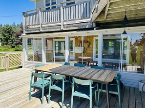 Outside eating area