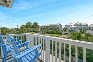 Gulf view from 3rd floor balcony!