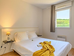 Drift to sleep in the comfortable Double bed after a wonderful day outside.