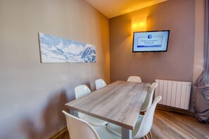 Reconnect with loved ones over a meal at the dining table.