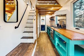 Kitchen, Loft Bedroom #1 Stairs w/ storage