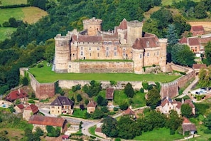 Château et village côté ouest