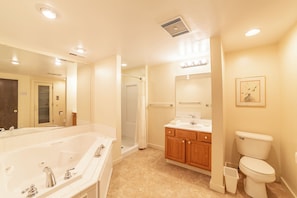 Large jetted tub