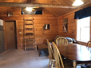 Living Room and ladder to loft