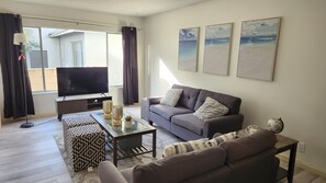 Main living room with picture window