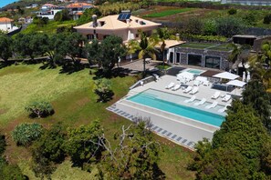 An Overview Of The Superb Inifnity Pool Elevated Hot Tub Games Room And Main House Of The Super Luxury Villa Bellissima Villa In Madeira By Ourmadeira