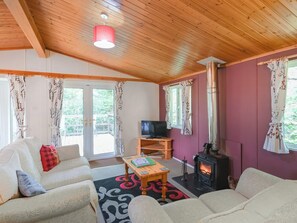 Living area | Garth Holiday Park - Cabin 32 - Garth Caravan Park, Newtown