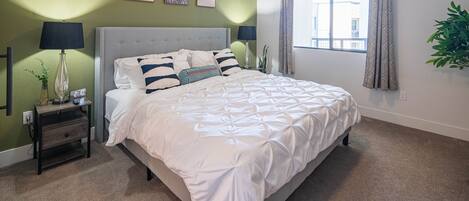 A comfortable place to land—perfect for lazy mornings.