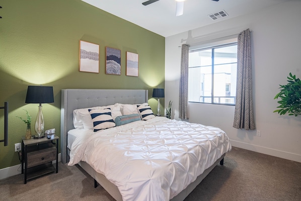 A comfortable place to land—perfect for lazy mornings.