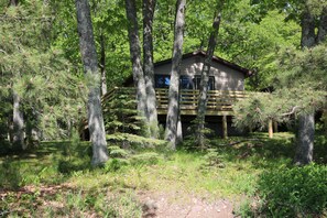 Cabin View From Lake