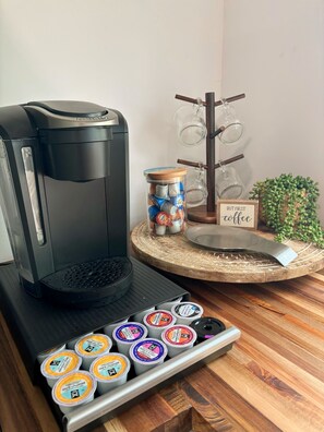 Kaffe och/eller kaffebryggare