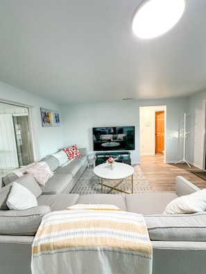 Living room with Smart TV