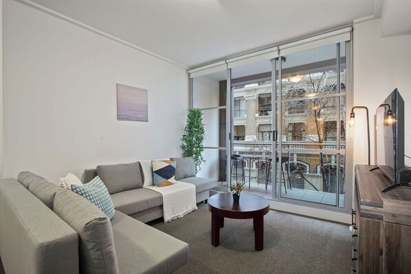 Tastefully furnished.
