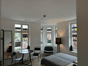 Living and sleeping area