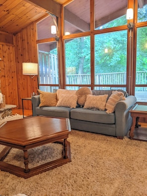 living room looking out over back yard