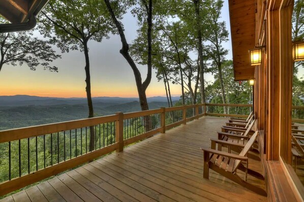 Upstairs Back Porch