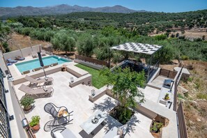 Stunning views of the surrounding nature and olive groves.