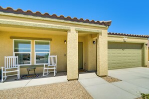 House Exterior | Back Patio | Fenced Backyard | Rocking Chairs Not Available