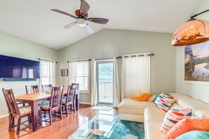 Living & Dining Room | Upper Level | Central A/C & Heating