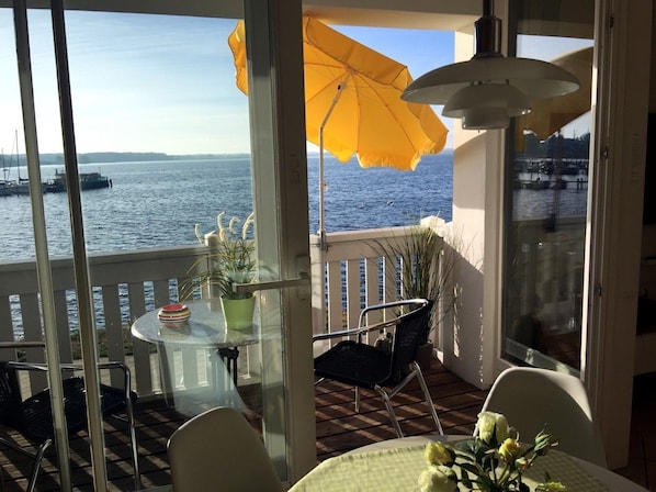 Ihr Balkon vor dem Salzhaff