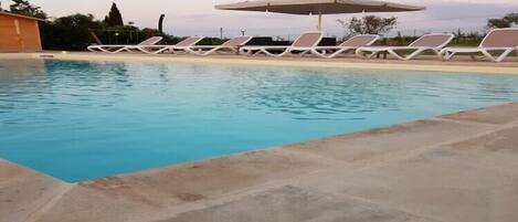 Schwimmbad des Ferienhauses