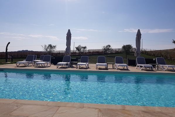 Schwimmbad des Ferienhauses