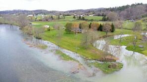 Arial Looking Downstream