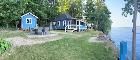 View of the cottage plus bunk house