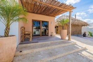 Front Entrance 
Step into comfort and elegance at our welcoming home. Your memorable stay begins here.