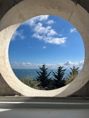 Blick von der Unterkunft