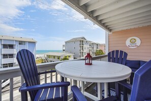 Balcony with ocean views