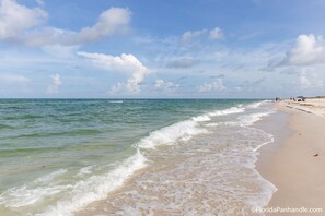 Emerald water and finest white sand