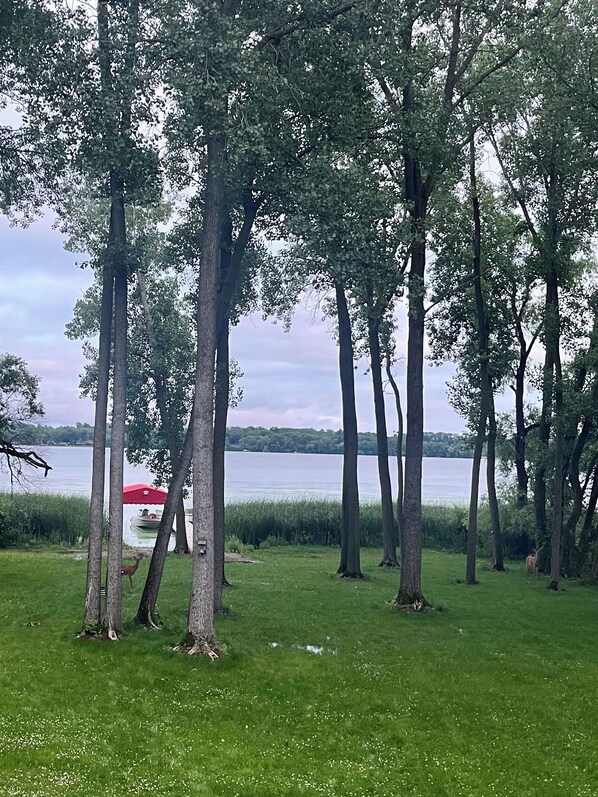 124' of Lake-shore, almost a full acre lot