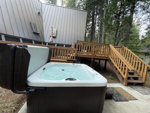 Relax in our new Hot Tub!