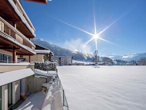 Aussicht vom Ferienhaus [Winter]