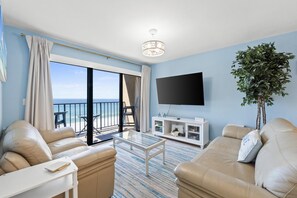 Living Area with Balcony