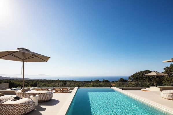 Days are best spent poolside at this self-catering home.