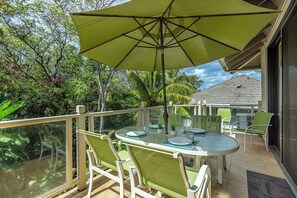Large private patio for you to enjoy