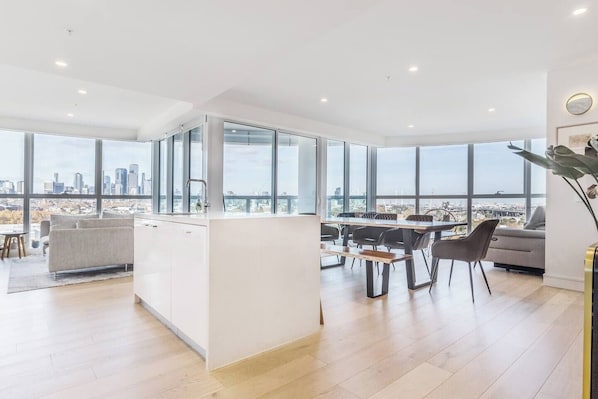 Embrace the spaciousness of the light-filled open plan area, where seamless flow and modern design create a welcoming and vibrant living space.